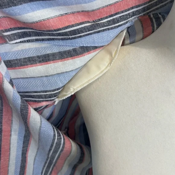 🖤”Laundry By Shelli Segal” NWT Multicolor Striped Blazer w/ Pockets - Picture 4 of 15